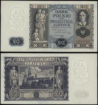 20 złotych 11.11.1936, seria BU, numeracja 65176
