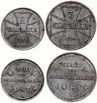 zestaw 2 monet 1916 J, Hamburg, w skład zestawu 