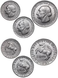 zestaw 3 monet 1921, w skład zestawu wchodzi 5 m