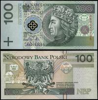 100 złotych 25.03.1994, seria AA, numeracja 0043