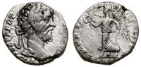 denar 196-197, Rzym, Aw: Głowa cesarza w wieńcu 