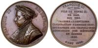 Francja, medal z serii władcy Francji – Franciszek II, 1836