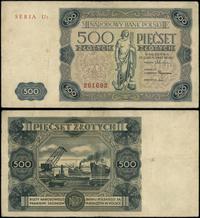 500 złotych 15.07.1947, seria U2, numeracja 2616