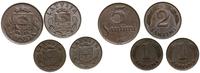 zestaw 8 monet, w skład zestawu wchodzą: 5 santi