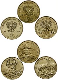 zestaw 3 x 2 złote 1999, Warszawa, w skład zesta
