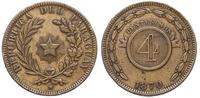 Paragwaj, 4 centisimos, 1870