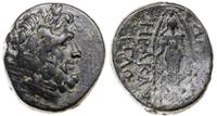 brąz II w. pne, Aw: Głowa Zeusa w prawo, w wieńc