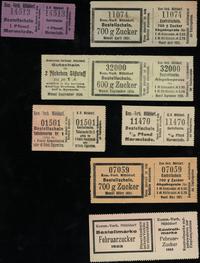 Niemcy, zestaw: 7 x bon na różne towary, 1920–1923