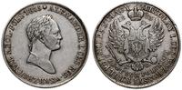 5 złotych 1833 KG, Warszawa, moneta czyszczona, 