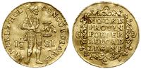 dukat 1781, złoto 3.45 g, lekko gięty, miejscowa