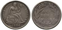 10 centów 1886, srebro 2.47 g