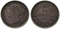 20 centów 1858, srebro 4.57 g, stara patyna, bar