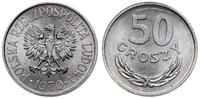 50 groszy 1970, Warszawa, aluminium, wyśmienite,
