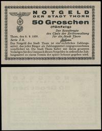 50 groszy (nowodruk) 9.09.1939, bez oznaczenia s