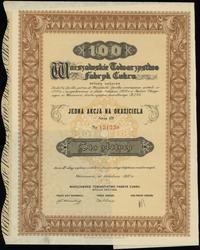 Polska, 1 akcja na 100 złotych, kwiecień 1937