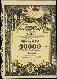 Polska, 50 akcji po 1.000 marek polskich = 50.000 marek polskich 20.06.1923, 20.06.1923