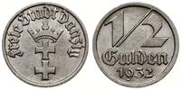 1/2 guldena 1932, Berlin, lekko przetarte, ale b