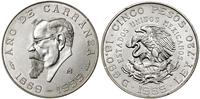 5 pesos 1959 Mo, Meksyk, 100. rocznica urodzin -