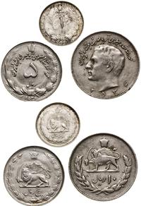 lot 3 monet, 1 rial 1945, 5 riali 1977 i 10 rial