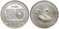 100 dinarów 1983, Belgrad, XIV Zimowe Igrzyska O