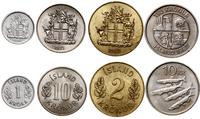 lot 4 monet, 1 korona 1980, 2 korony 1968, 10 ko