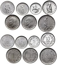 lot 7 monet, 25 kuruszy 1969, 50 kuruszy 1976, 1