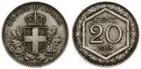 20 centesimi 1918 R, Rzym, Pagani 850, KM 58