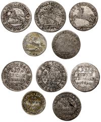 zestaw 5 monet, mennica Braunschweig, w zestawie