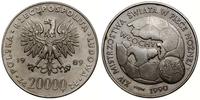 Polska, 20.000 złotych, 1989