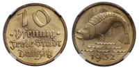 10 fenigów 1932, Berlin, Dorsz, moneta w pudełku