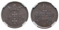 2 fenigi 1926, Berlin, moneta w pudełku NGC nr 5