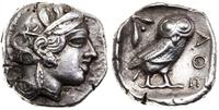tetradrachma ok. 454-404 pne, Aw: Głowa Ateny w 