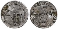 5 marek 1943, Łódź, aluminium, 1.49 g, patyna, ł