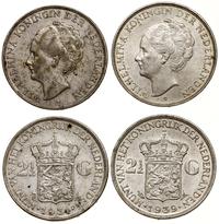 lot 2 x 2 1/2 guldena 1931, 1939, Utrecht, srebr