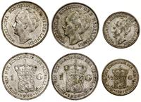 zestaw 3 monet, 2 x 1 gulden (1924, 1938) oraz 1