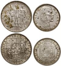 lot 2 monet, 10 koron 1928 (10. rocznica niepodl