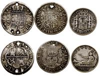 zestaw 3 monet, 2 reale 1723 (Filip V), 2 reale 