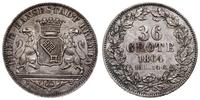 36 grote 1864, Brema, pięknie zachowana moneta, 