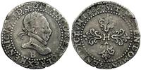 1/2  franka 1588/B, moneta francuska z tytulatur