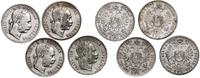 Austria, zestaw 10 x 1 floren, 1858, 3 x 1879, 1880, 1882, 1885, 1886,