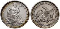 1/2 dolara 1858, Filadelfia, typ Liberty Seated,