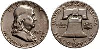 1/2 dolara 1957, Filadelfia, typ Franklin, srebr