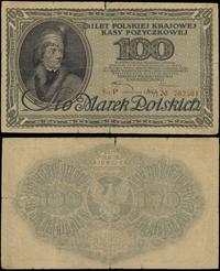 100 marek polskich 15.02.1919, seria P, numeracj
