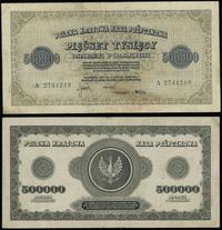 500.000 marek polskich 30.08.1923, seria A, nume