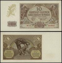 10 złotych 1.03.1940, seria L, numeracja 6403643