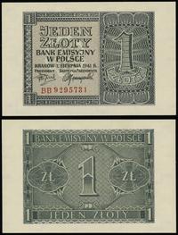 1 złoty 1.08.1941, seria BB, numeracja 9295731, 