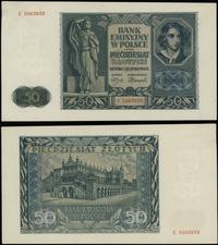 50 złotych 1.08.1941, seria E, numeracja 0563839