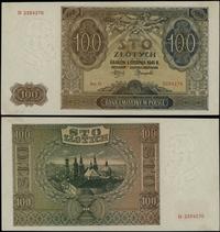 100 złotych 1.08.1941, seria D, numeracja 228427