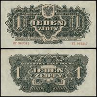 1 złoty 1944, w klauzuli "OBOWIĄZKOWYM", seria B