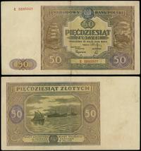 50 złotych 15.05.1946, seria E, numeracja 559550